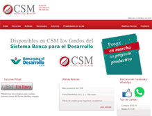 Tablet Screenshot of csm.fi.cr