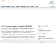 Tablet Screenshot of csm.de