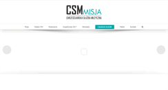 Desktop Screenshot of csm.edu.pl