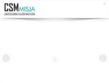 Tablet Screenshot of csm.edu.pl